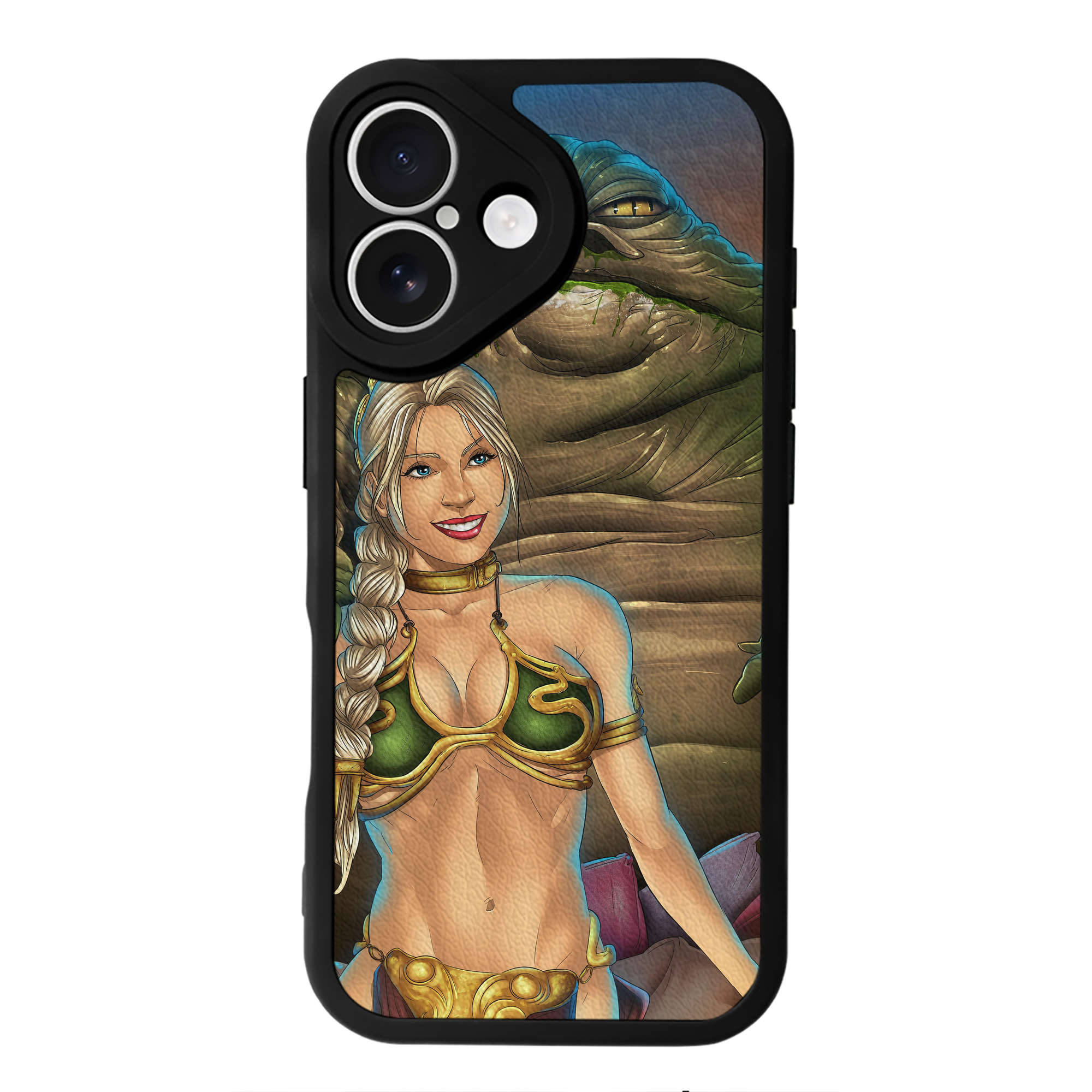 （画像用） スター・ウォーズ Star Wars 【iPhone 16シリーズ対応】シリコンスマホケース（レザー調） 材質：シリコン